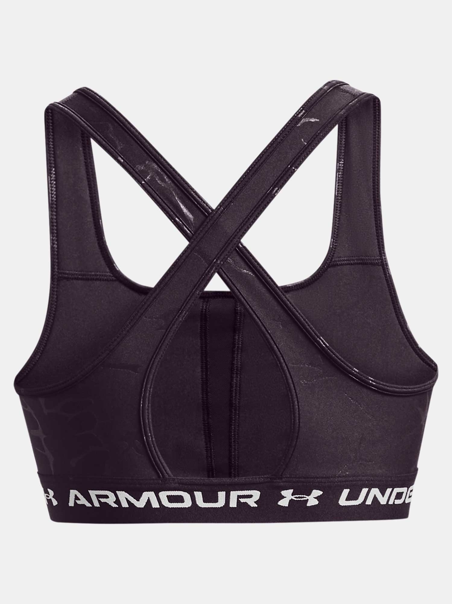 UNDER ARMOUR Спортен сутиен Crossback Mid Emboss