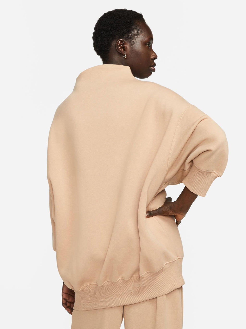 NIKE Блуза W PHNX FLC OOS MOCK