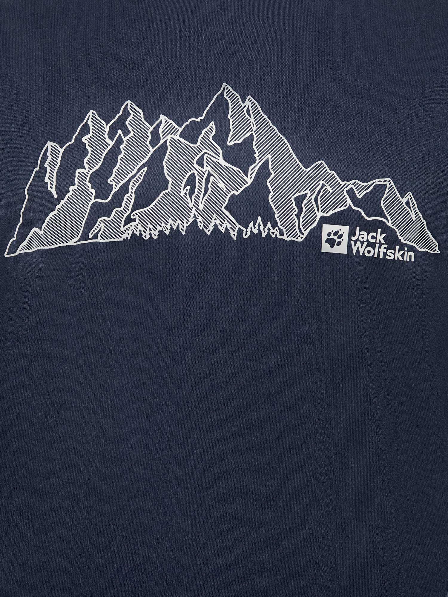 JACK WOLFSKIN Тениска PEAK GRAPHIC T M