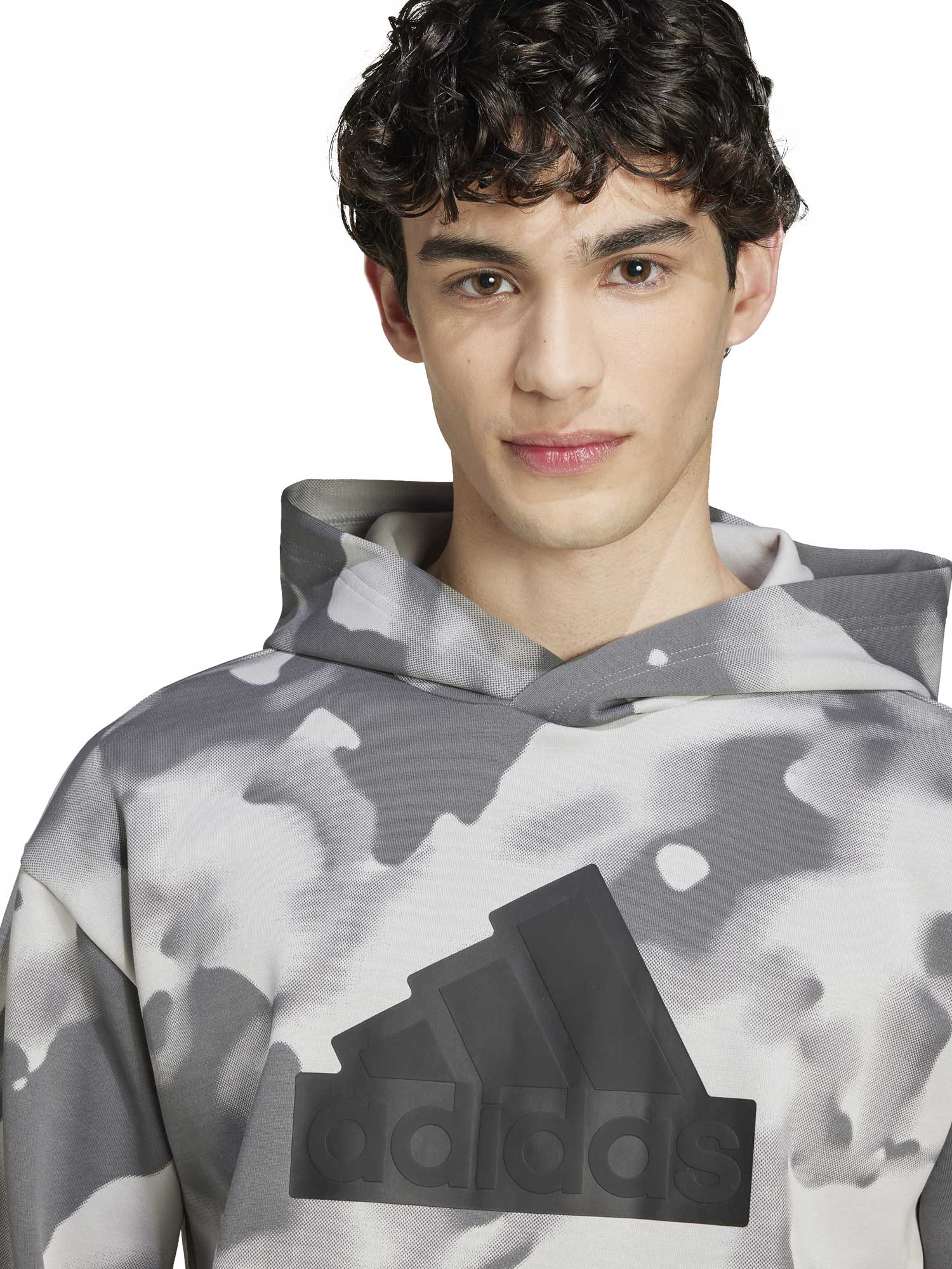 ADIDAS SPORTSWEAR Суитшърт Future Icons Badge of Sport Allover Print