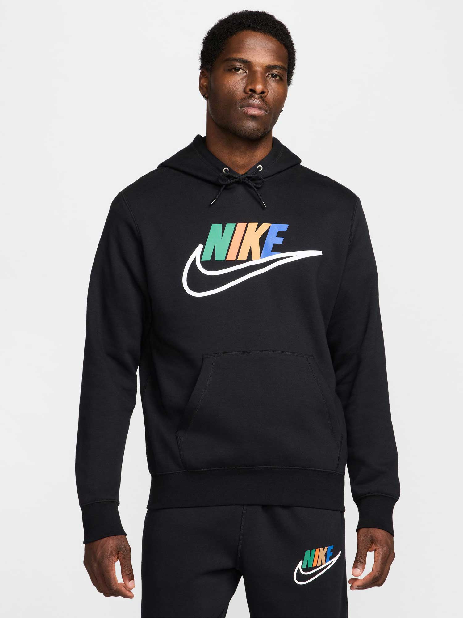 NIKE Суитшърт M NK CLUB BB HDY FUTURA BLOCK