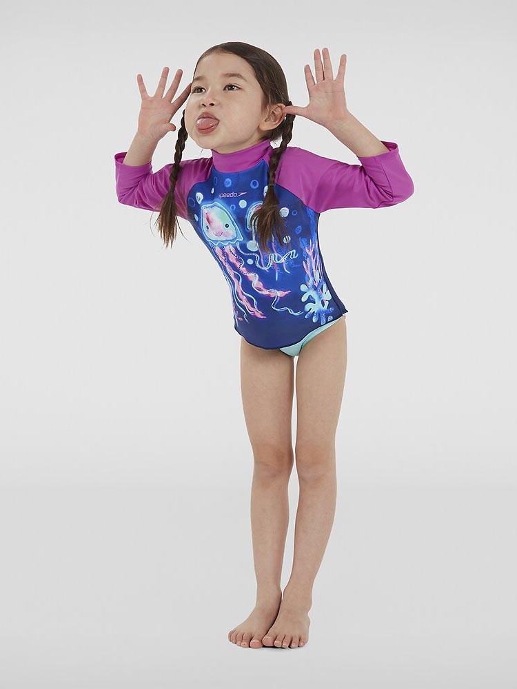 SPEEDO Блуза с UV защита GIRLS DIGITAL TOP