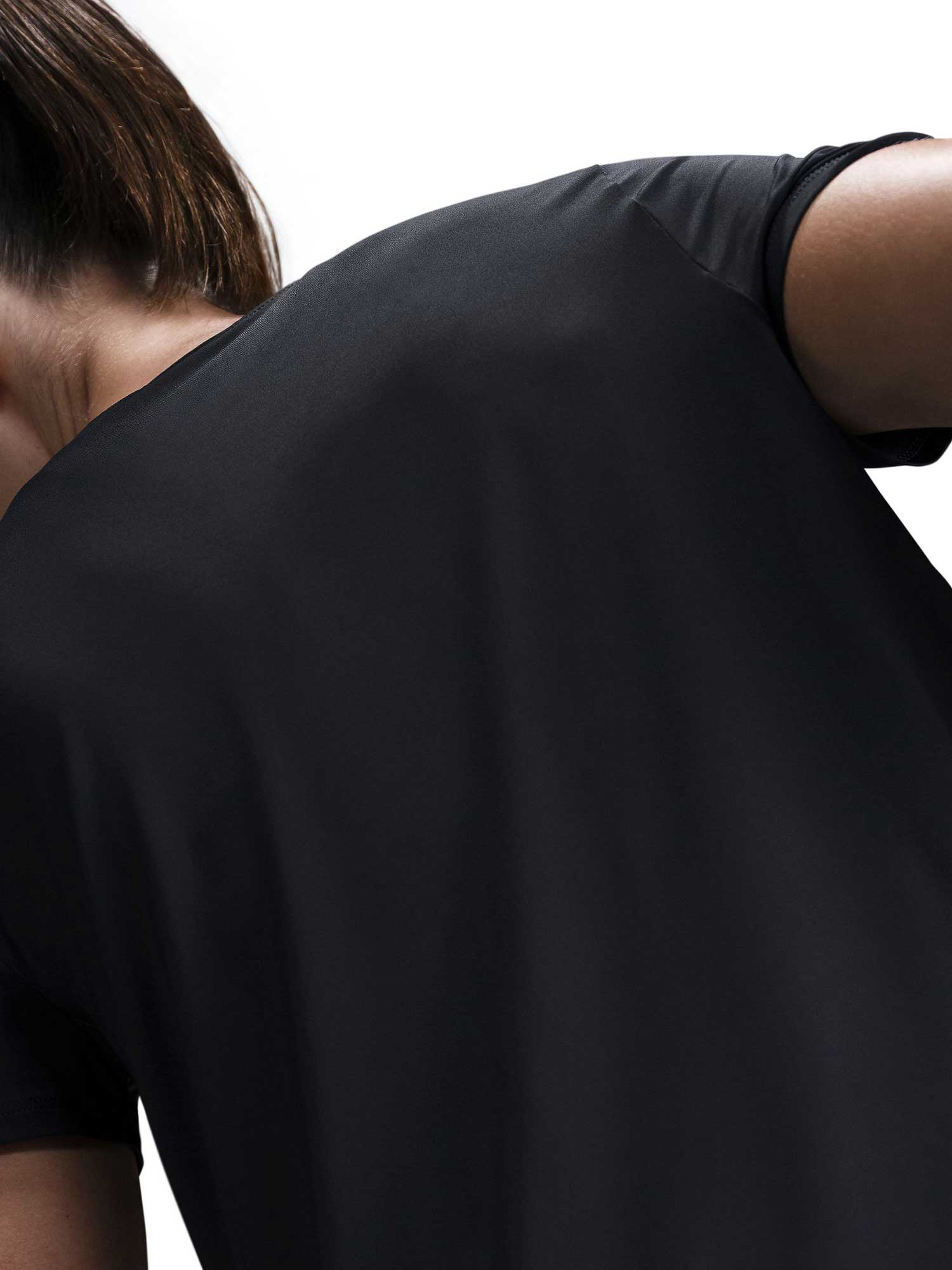 NIKE Тениска W NK ONE SWSH HBR DF SS TOP