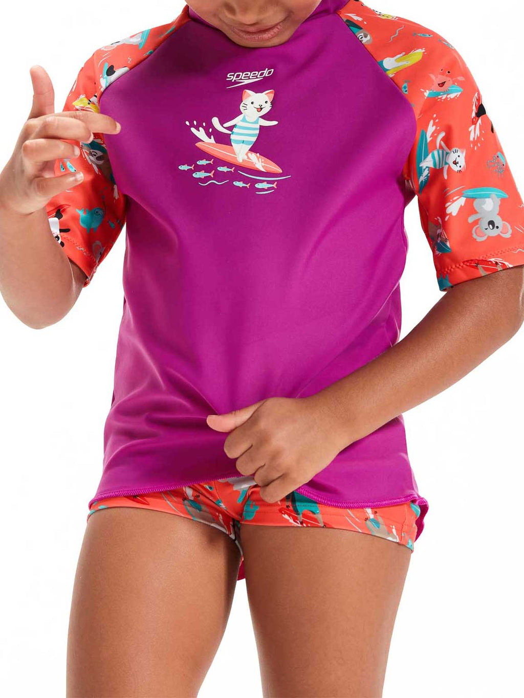 SPEEDO Комплект 2 части с UV защита GIRLS DIGITAL