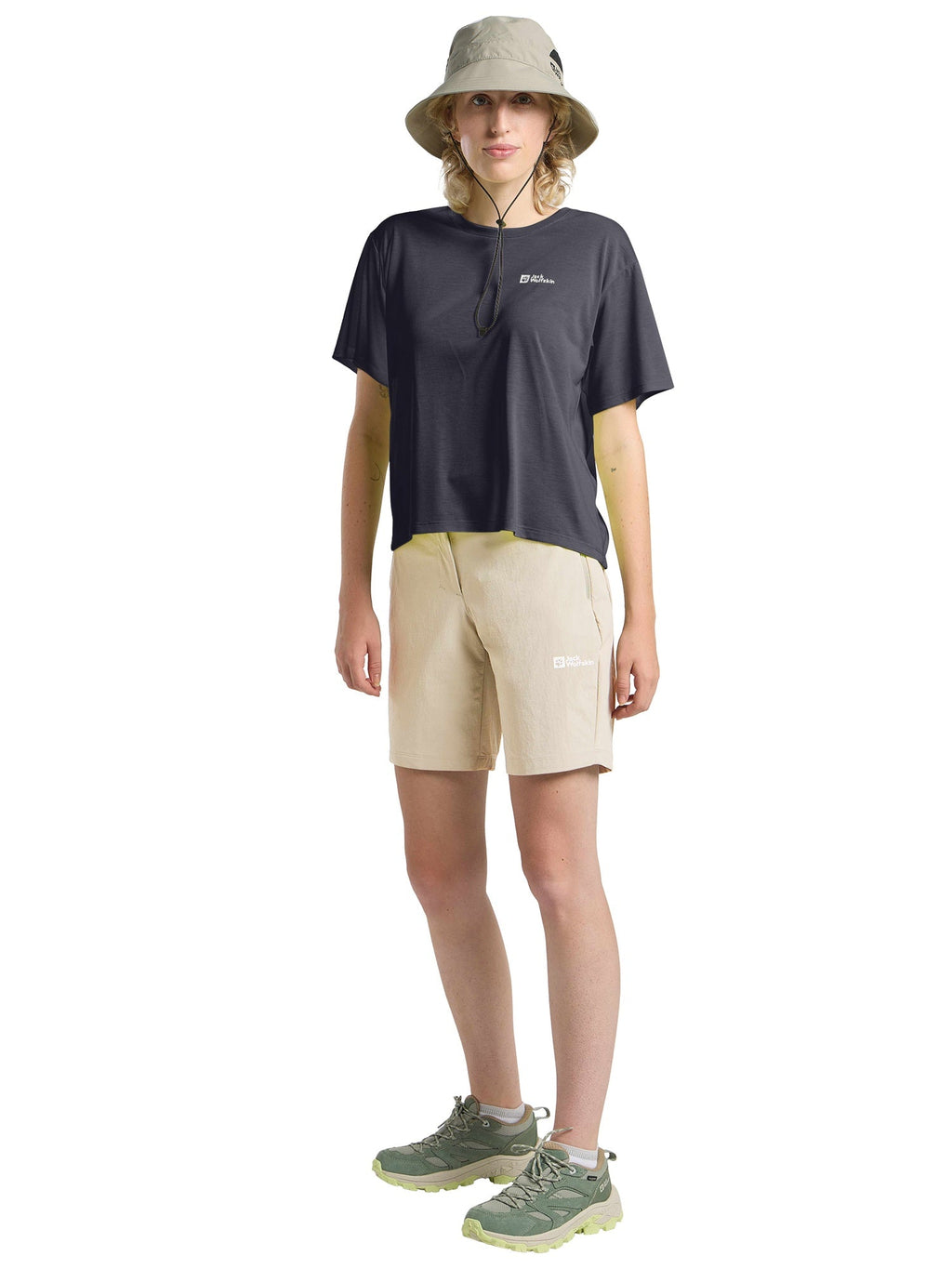 JACK WOLFSKIN Тениска VONNAN CROP T W