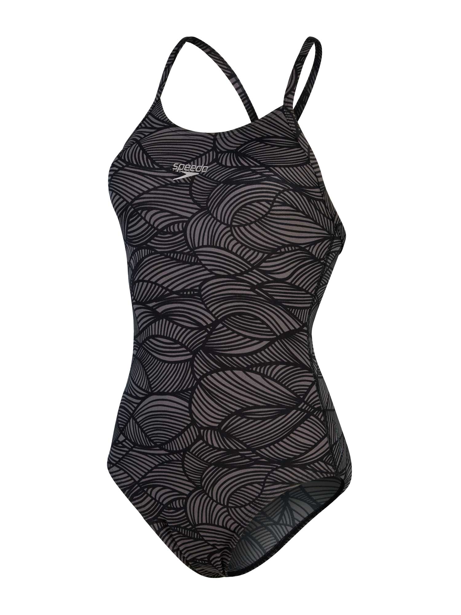 SPEEDO Цял бански ALLOVER FIXED CROSSBACK
