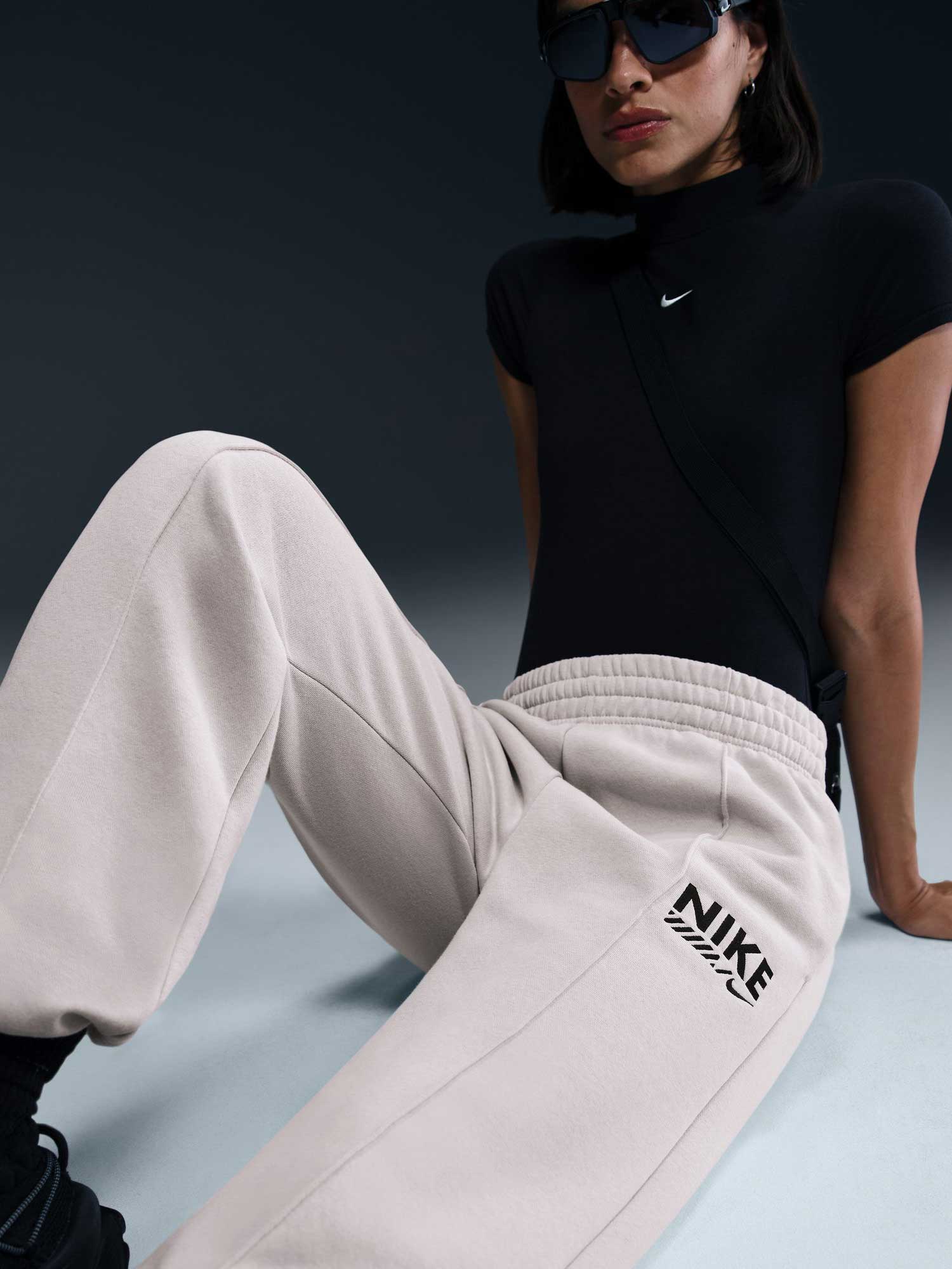 NIKE Спортно долнище W NSW FLC PANT GLS