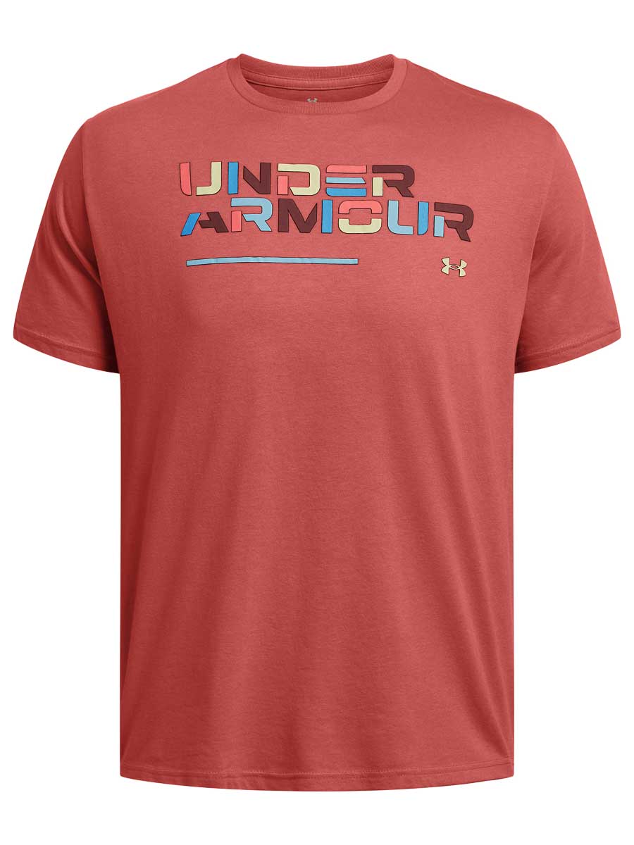 UNDER ARMOUR Тениска UA Colorblock Wordmark SS