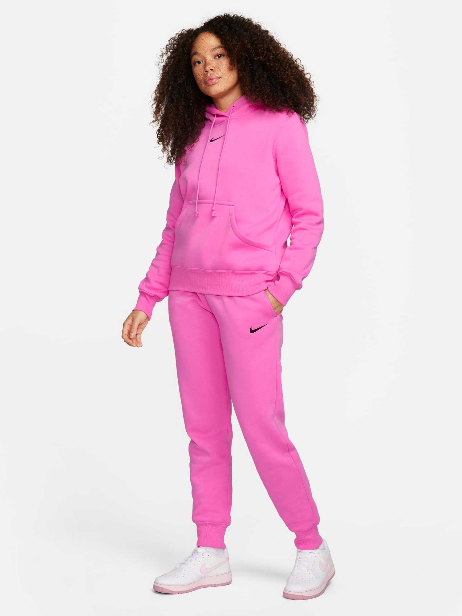 NIKE Спортно долнище W NSW PHNX FLC MR PANT STD