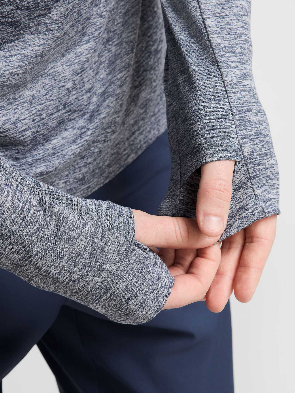NIKE Блуза M NK DF STRIDE HZ MIDLAYER
