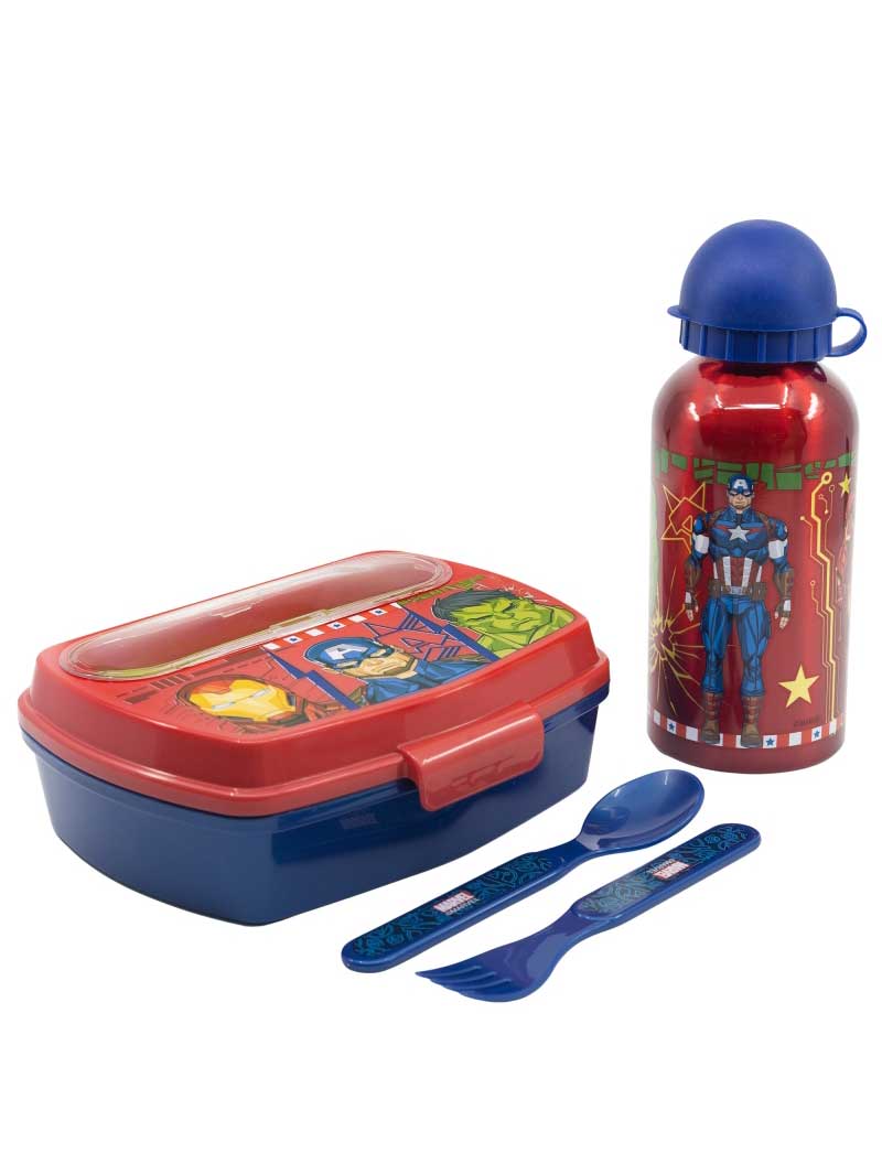 KIDS MOVIE HEROES К-т прибори за хранене 4 PCS URBAN BTS SET