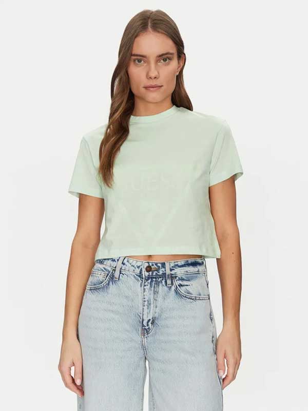 GUESS Тениска ADELE CROP T-SHIRT