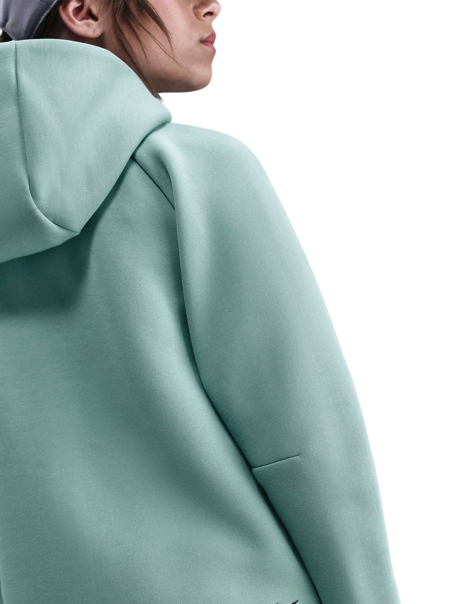 NIKE Суитшърт G NSW TCH FLC HD FZ LS - PD
