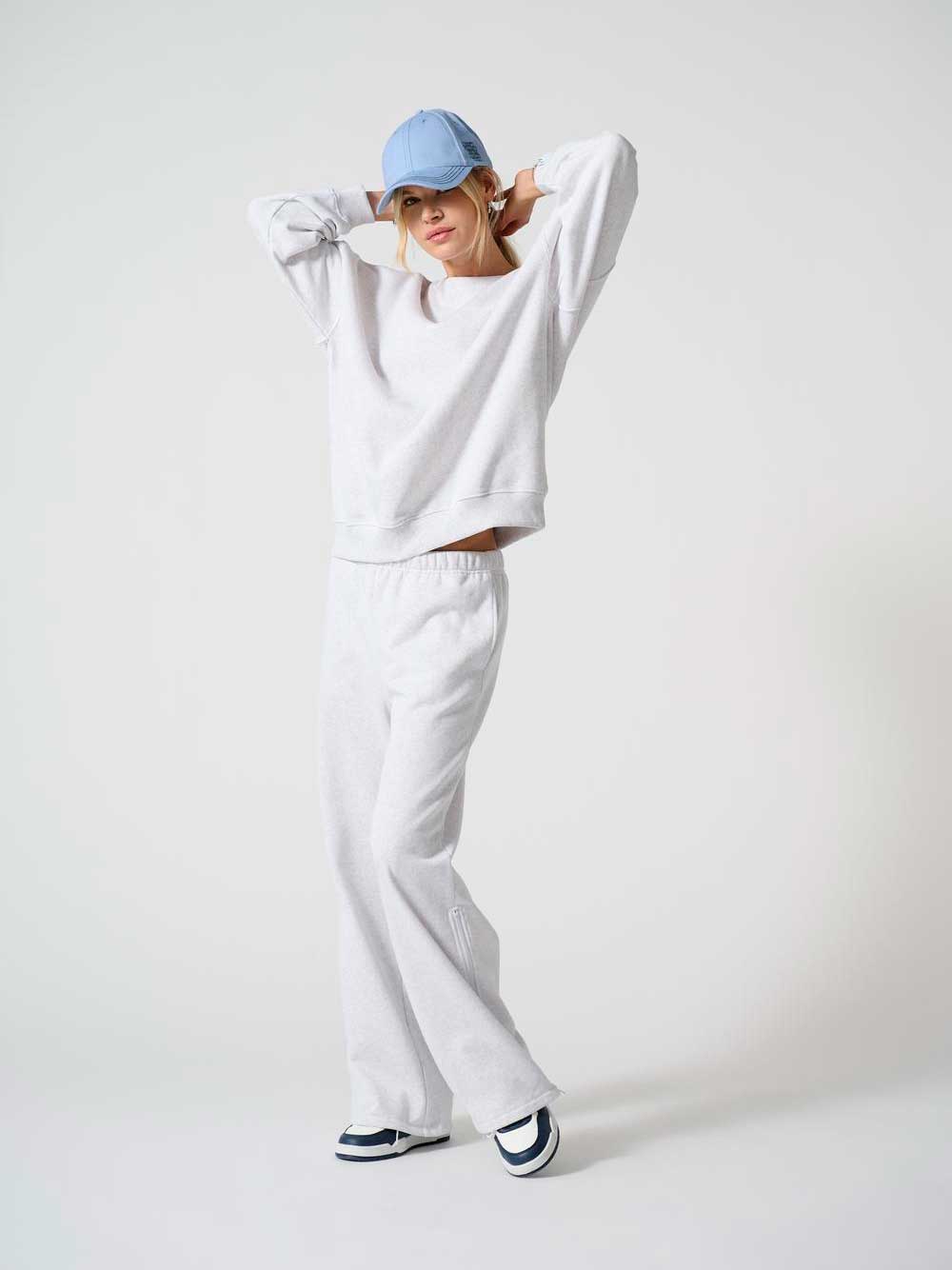 ONLY Спортно долнище ONLELLIOT WIDE ZIP PANT SWT