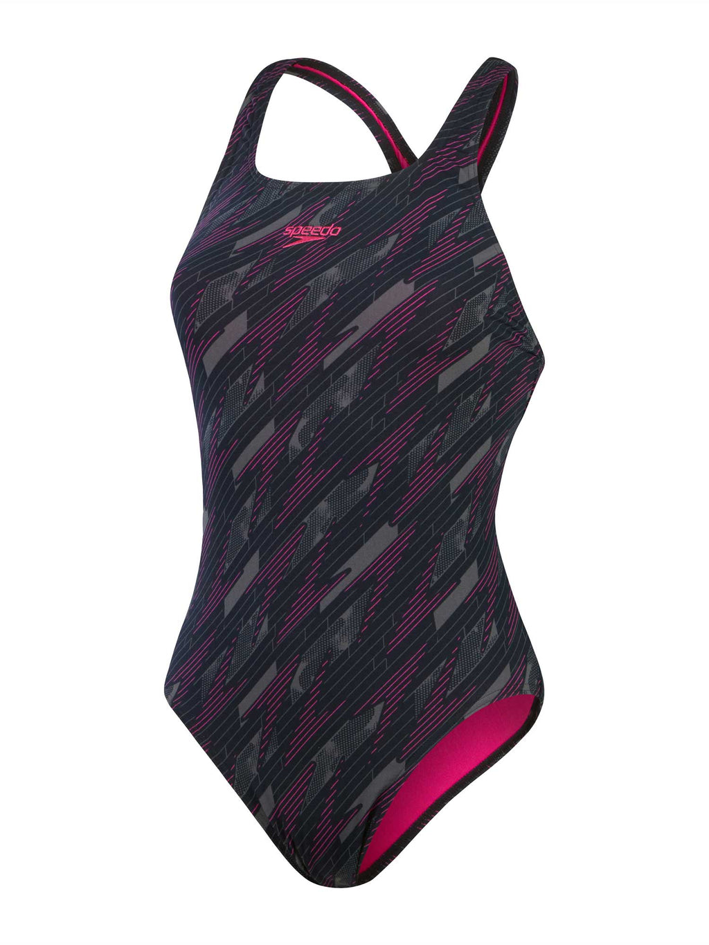 SPEEDO Цял бански WOMENS HYPERBOOM ALLOVER MEDALIST