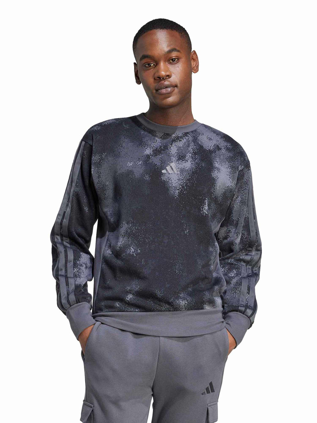 ADIDAS SPORTSWEAR Блуза AOP Colourblock Sweatshirt