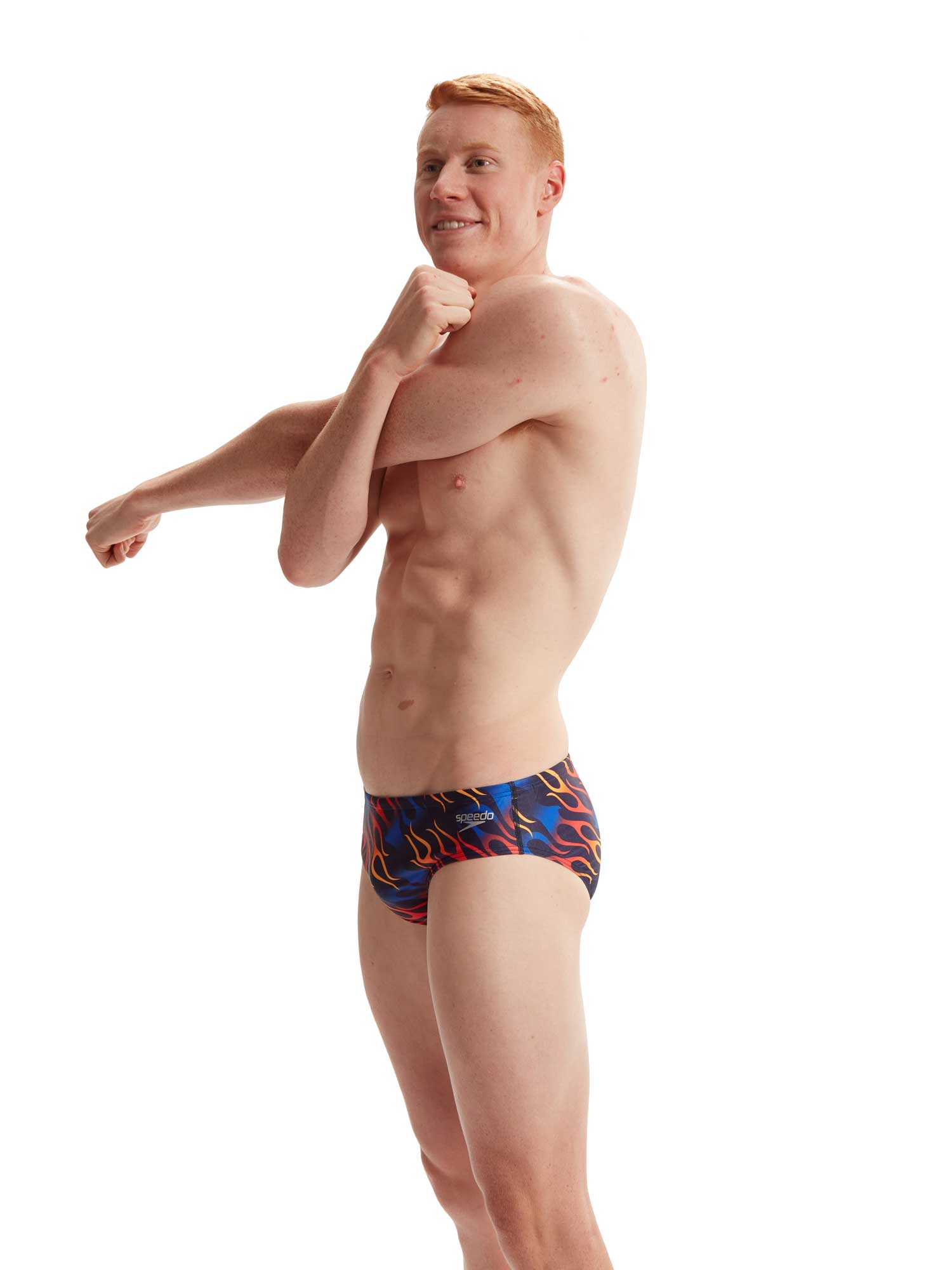 SPEEDO Бански MENS 8CM ALLOVER DIGITAL BRIEF