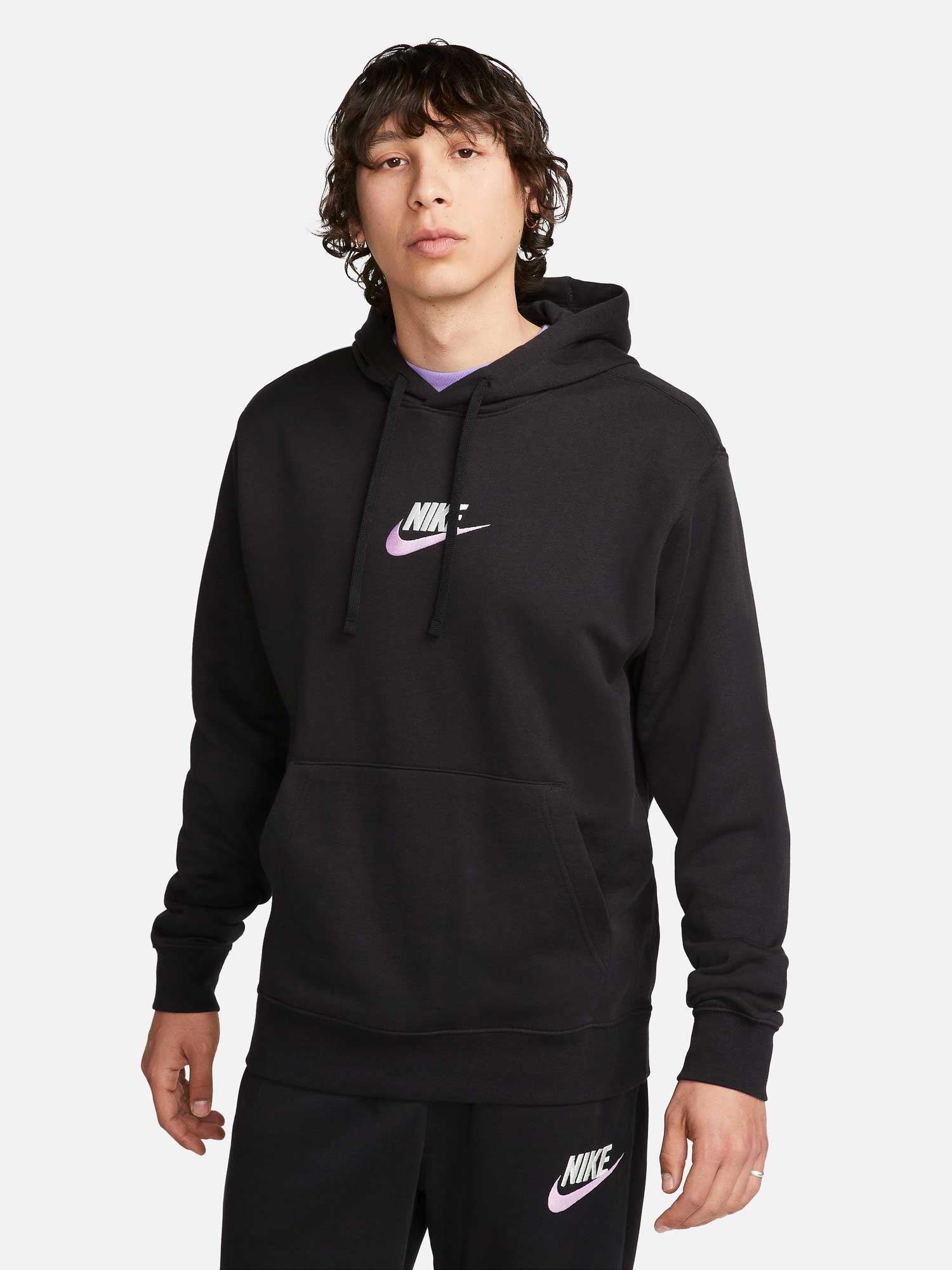 NIKE Суитшърт M NK CLUB+ FT PO HOODIE LBR