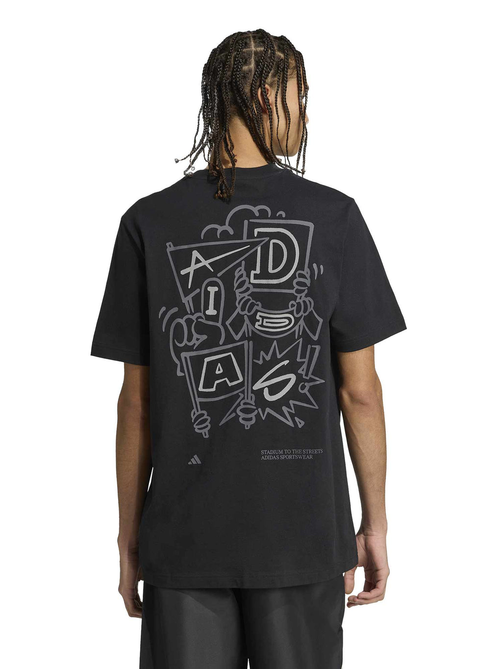 ADIDAS SPORTSWEAR Тениска Stadium Crowd Loose Graphic T-Shirt