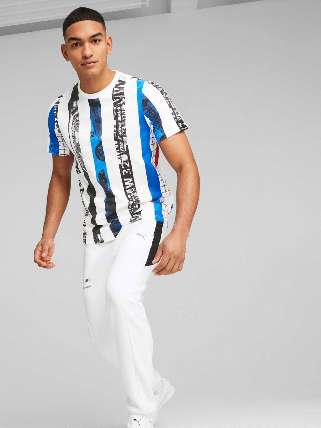 PUMA Тениска BMW MMS Striped