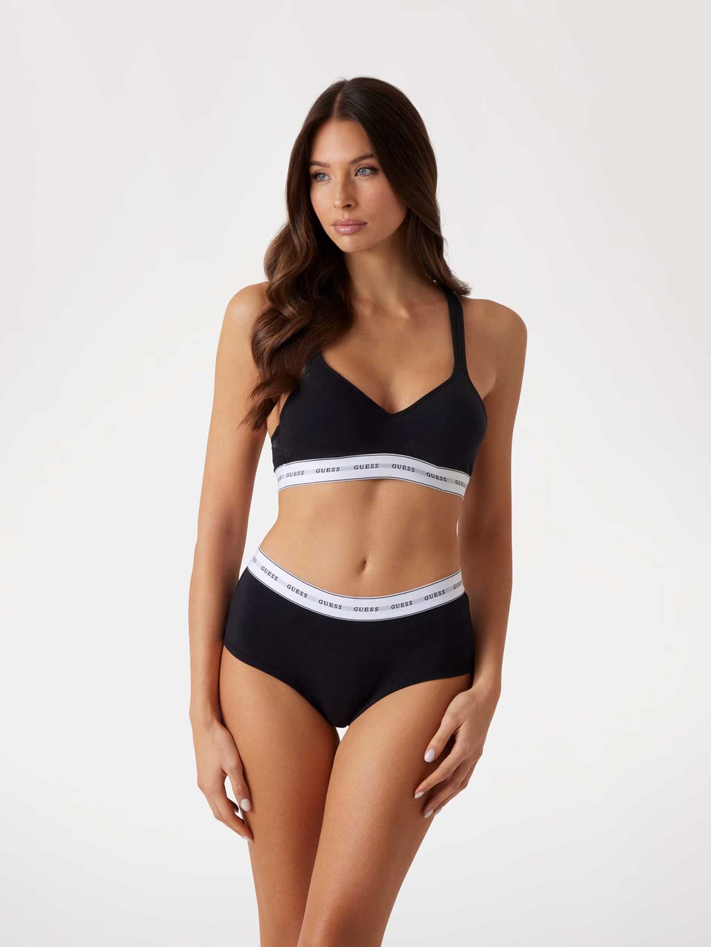 GUESS Спортен сутиен CARRIE PADDED TRIANGLE
