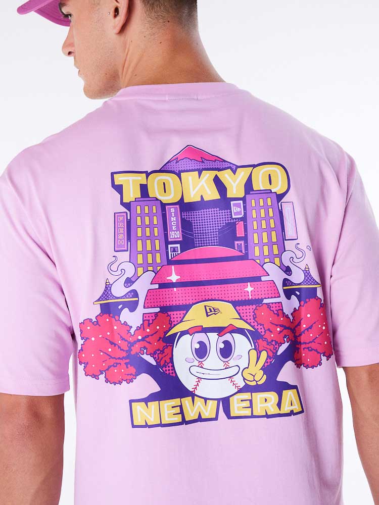 NEW ERA Тениска NE LOCATION GRPHC OS TEE