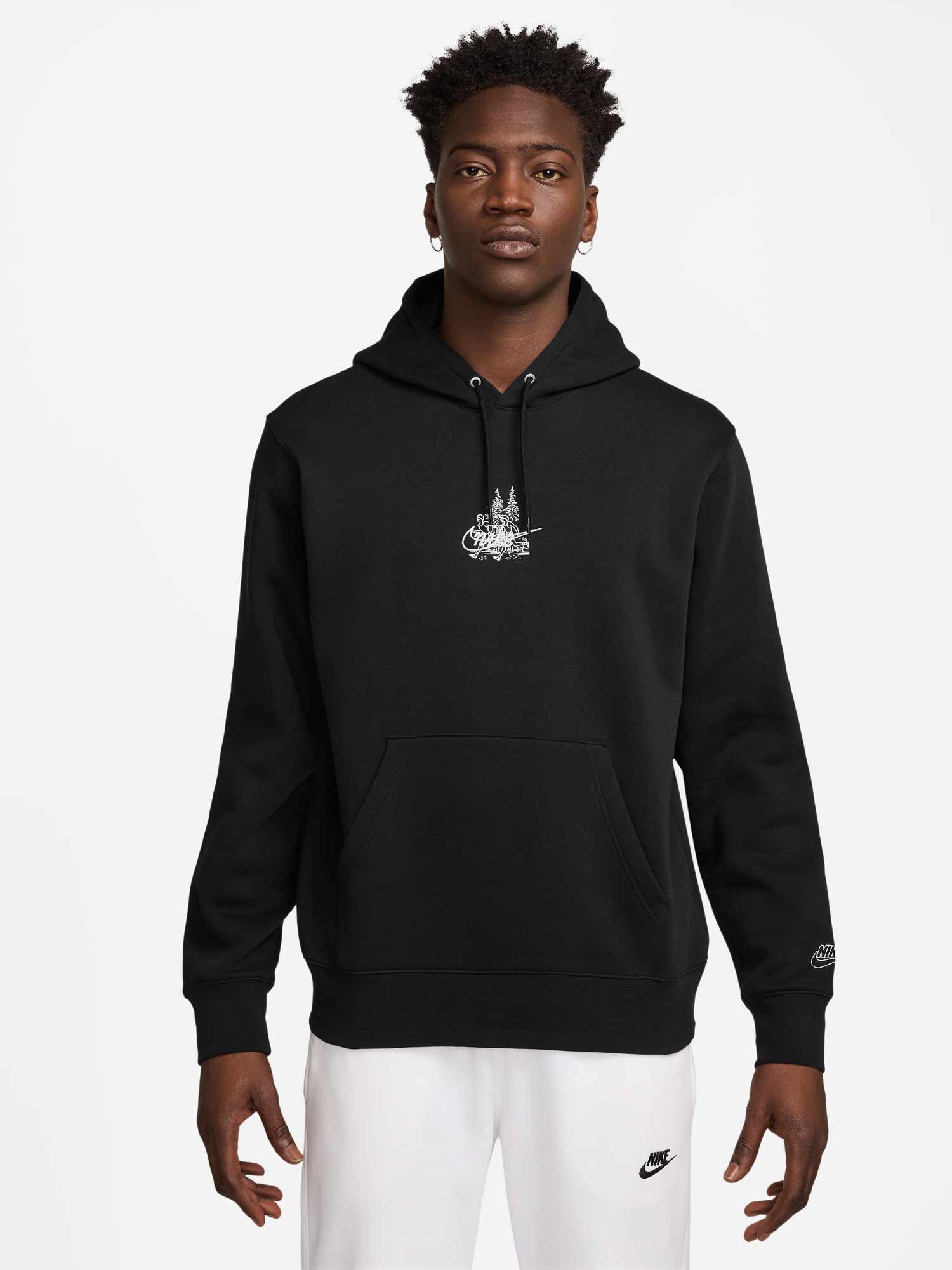 NIKE Суитшърт M NK CLUB BB HDY RUN REISSUE