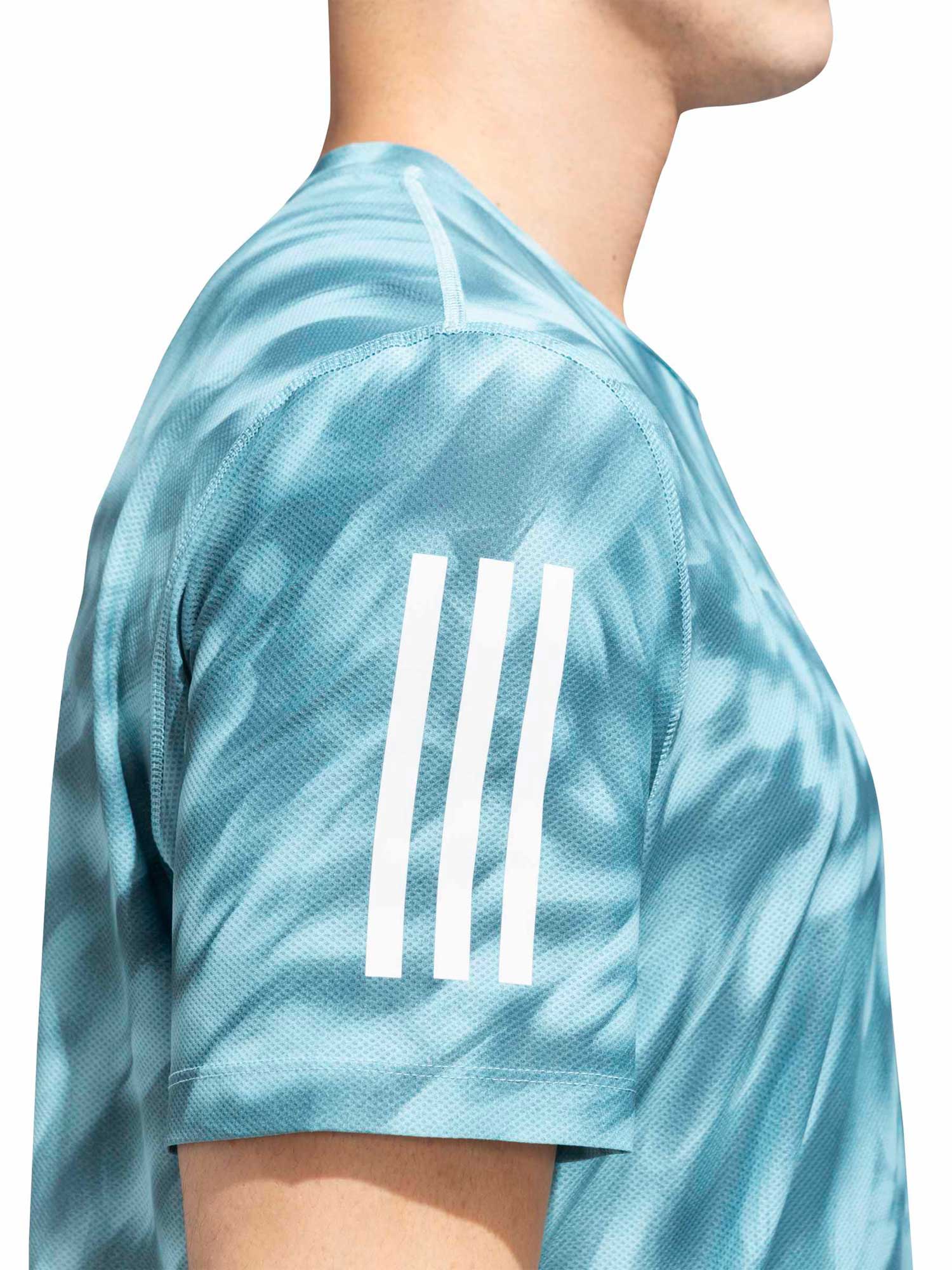 ADIDAS PERFORMANCE Тениска Own The Run Allover Print T-Shirt