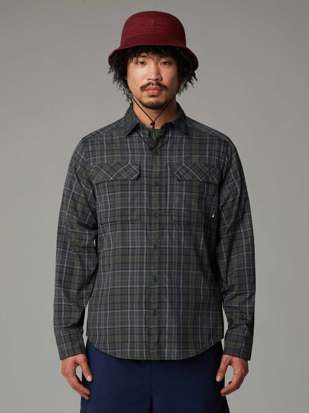 THE NORTH FACE Риза M SEQUOIA PLAID SHIRT
