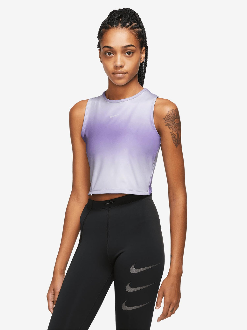 NIKE Потник W NK DF SWSH PRNT CROP