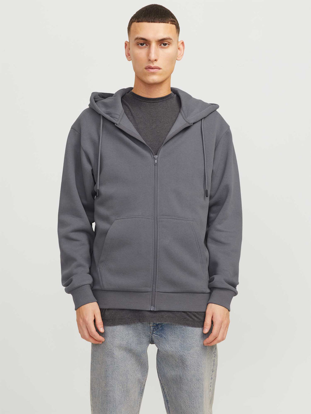 JACK & JONES Суитшърт JJEBRADLEY SWEAT ZIP HOOD NOOS