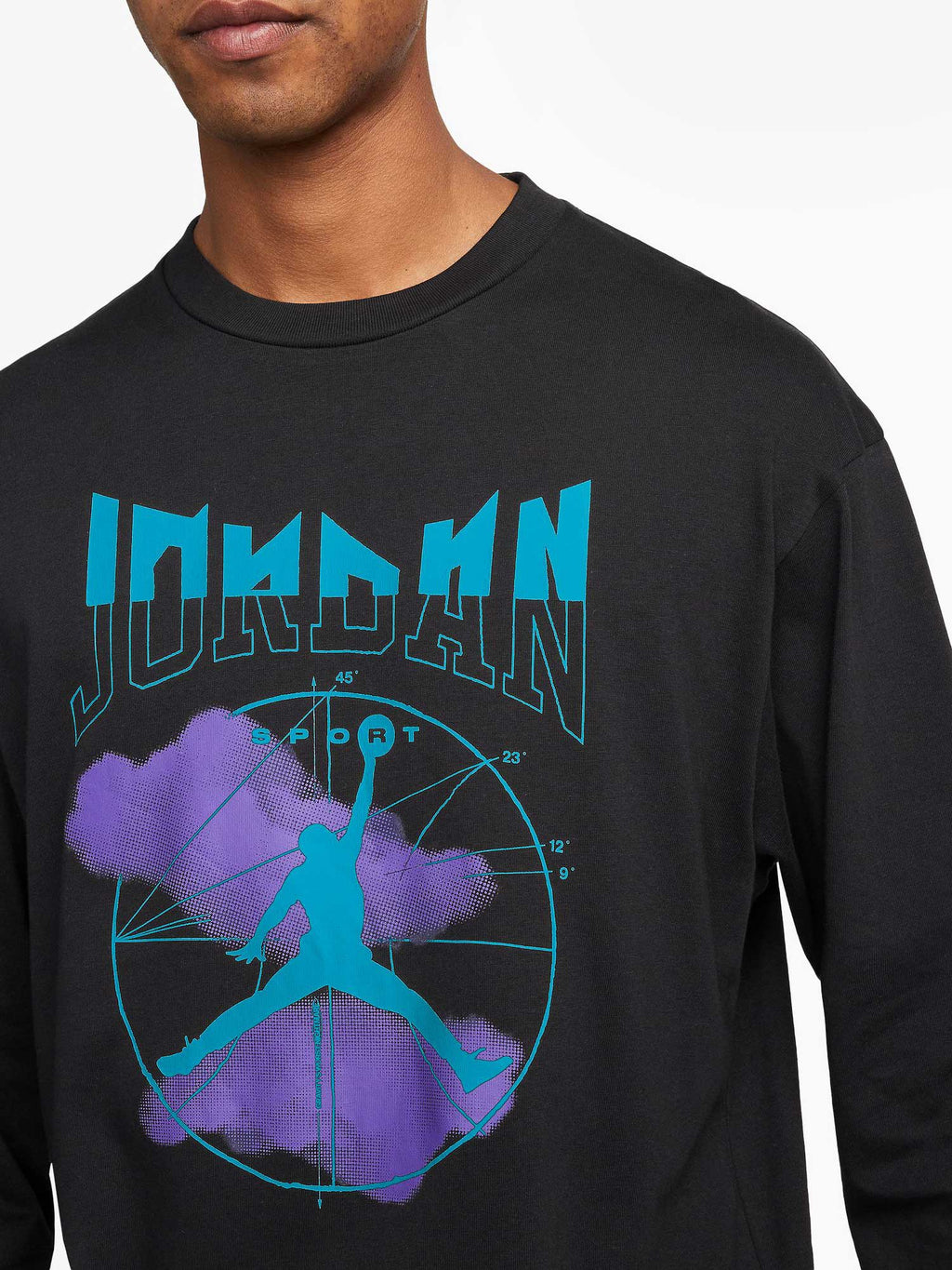 JORDAN Блуза M J SPRT LS GFX CREW