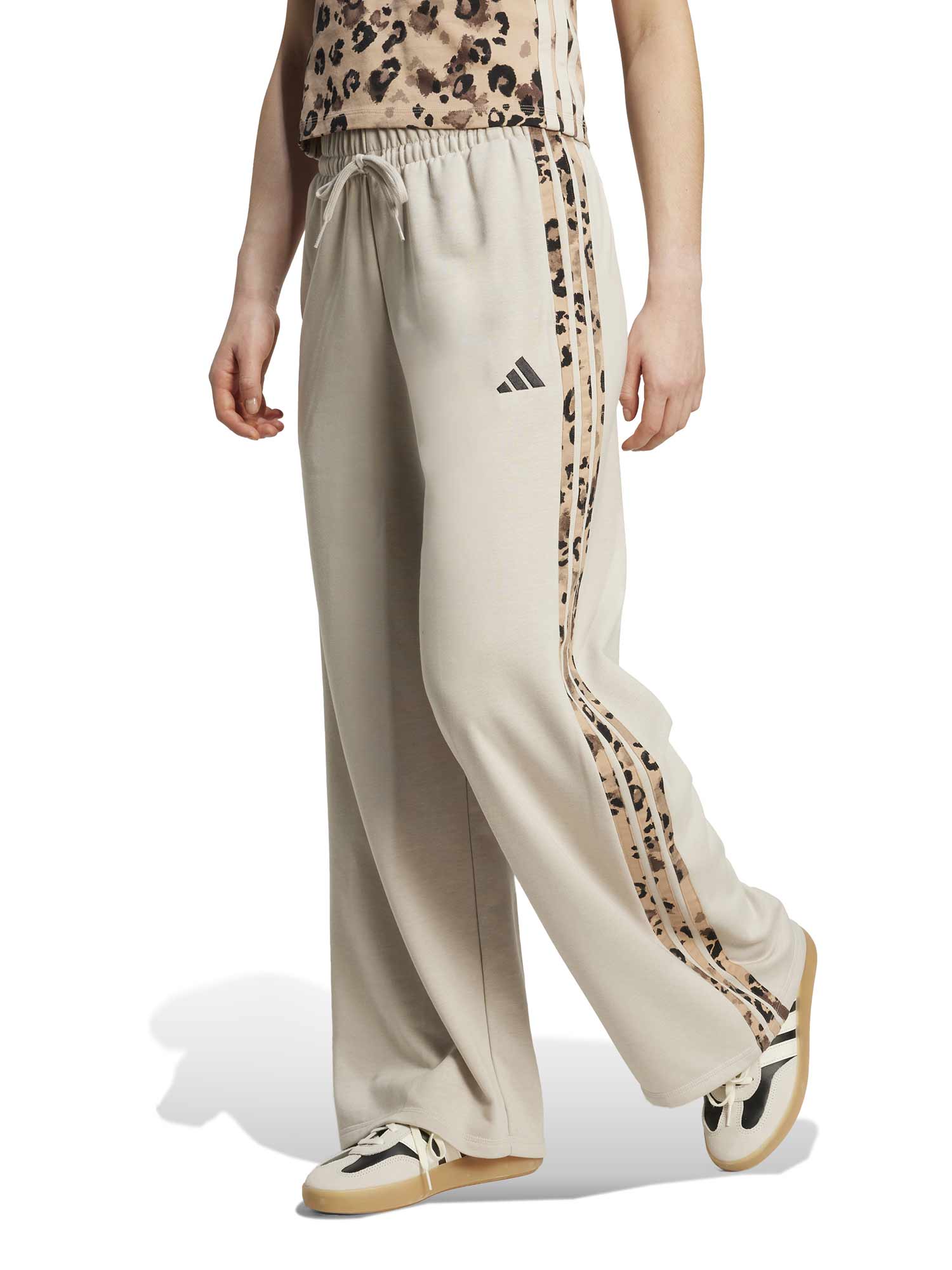 ADIDAS SPORTSWEAR Спортно долнище Animal Print 3-Stripes Open Hem