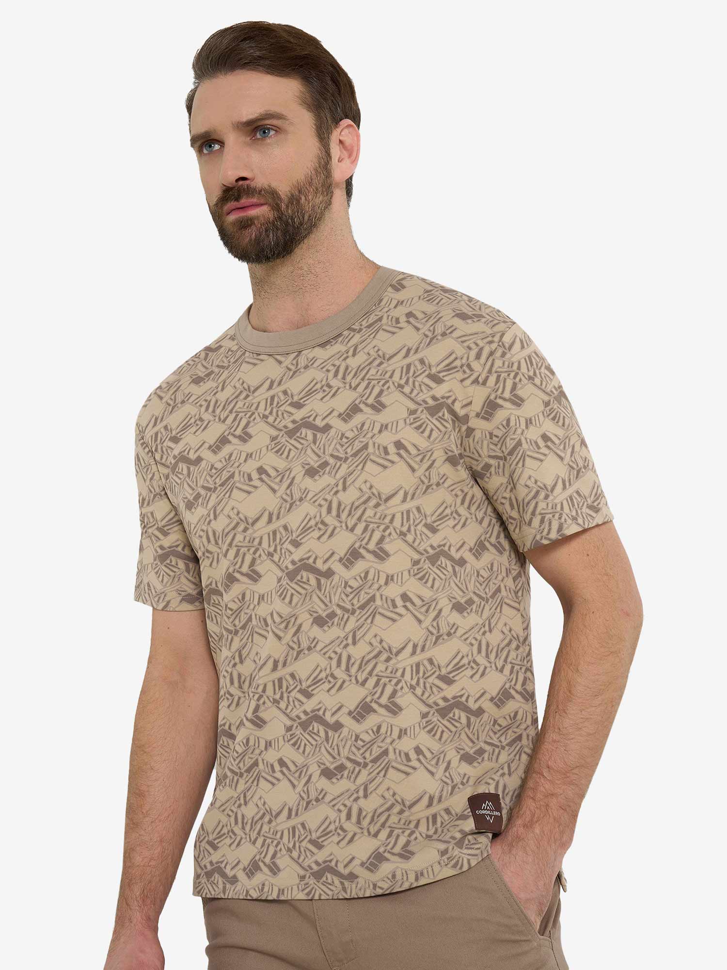 CORDILLERO Тениска Travel Mens SS AOP T-shirt
