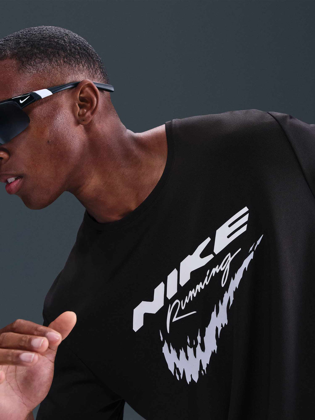 NIKE Тениска M NK DF UV RN ENRGY MILER SS
