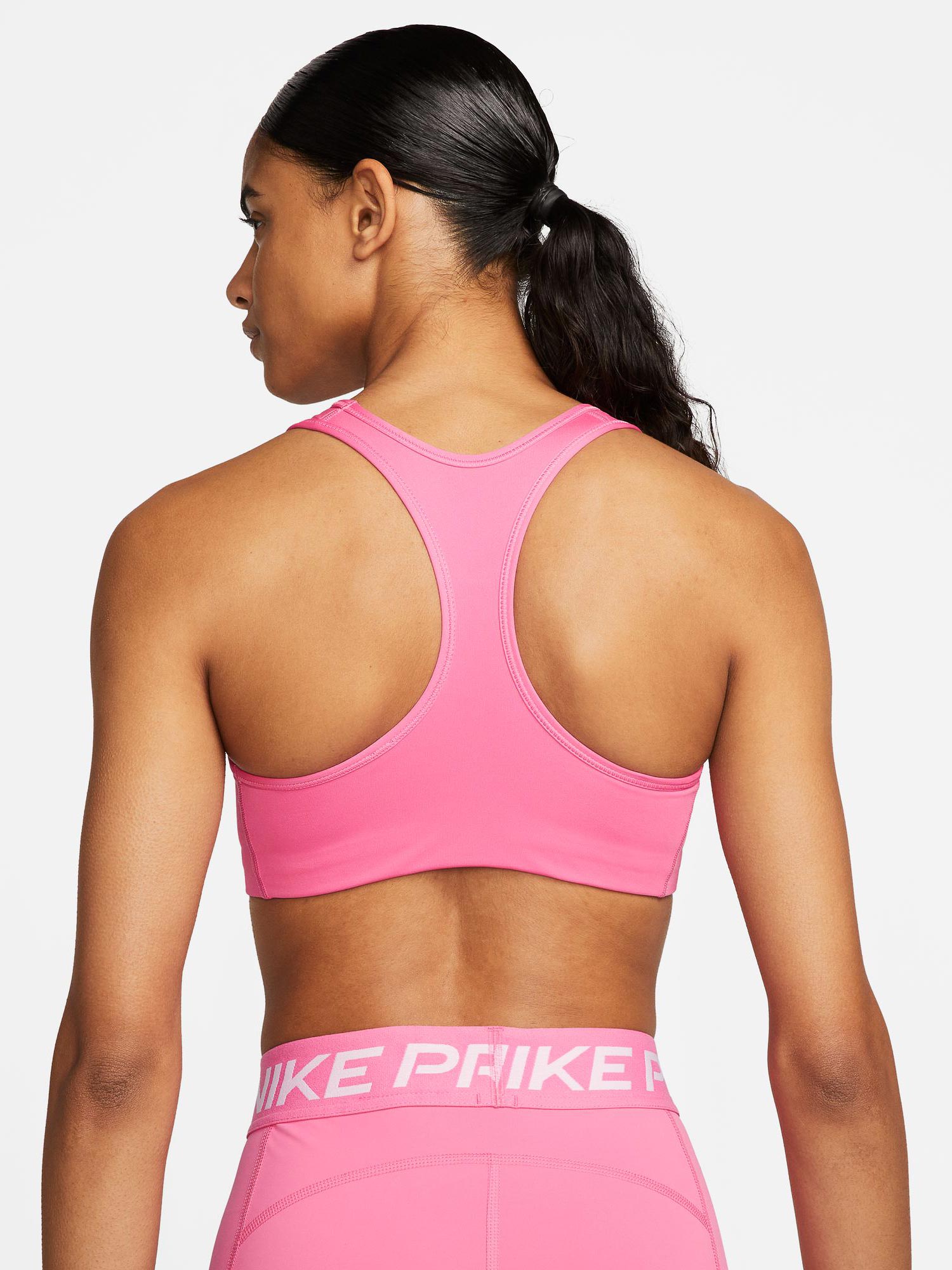 NIKE Спортен сутиен W DF SWSH CB FUTURA GX BRA