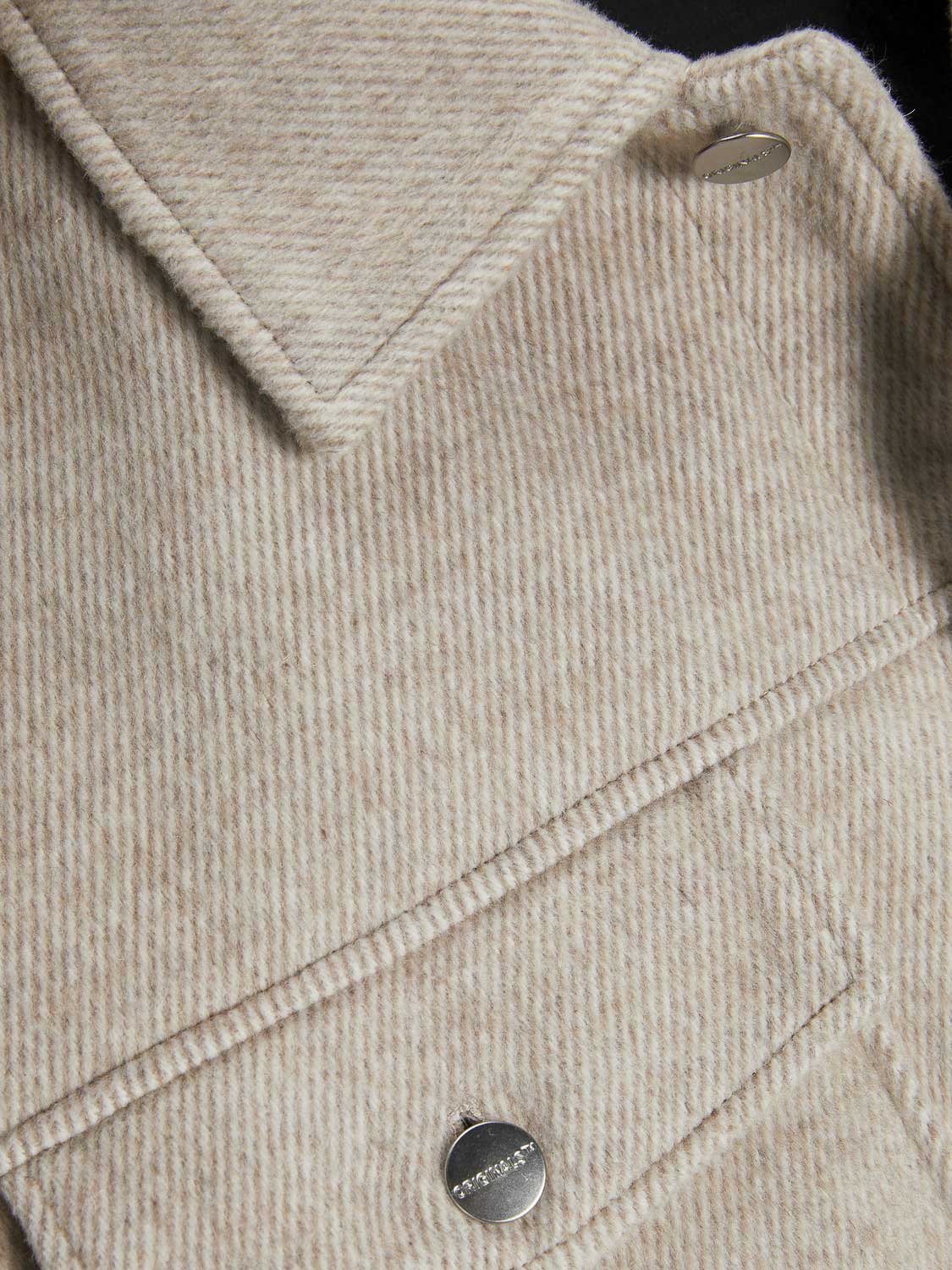 JACK & JONES Яке JORRIDGEWOOD MELANGE OVERSHIRT LS
