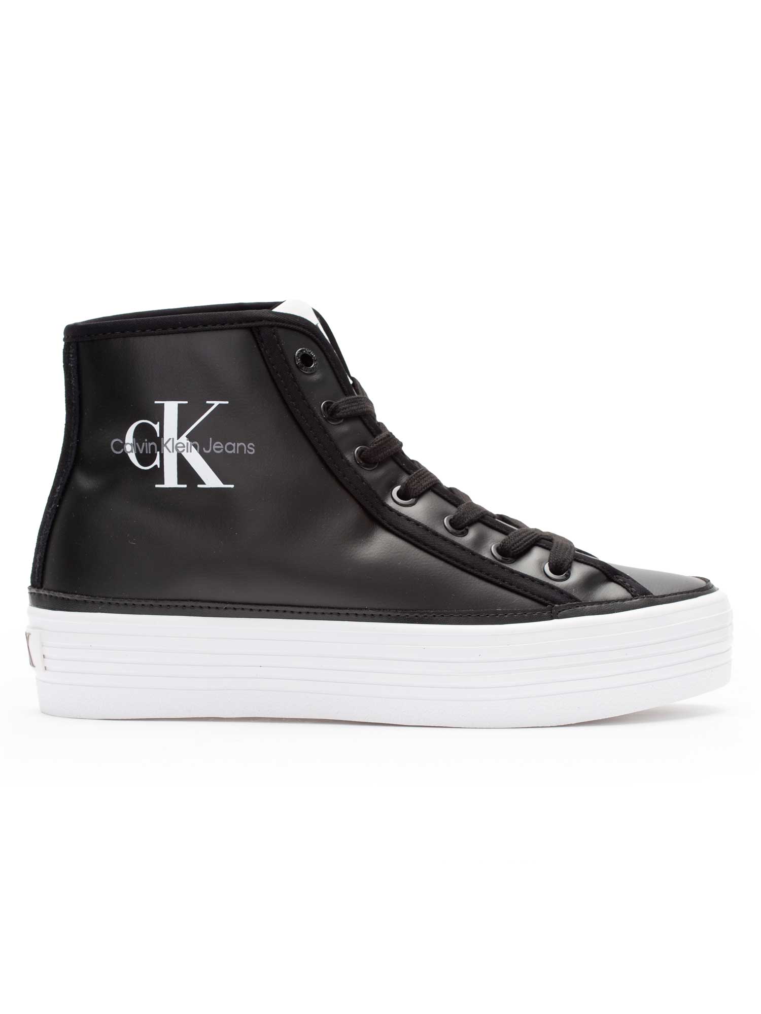 Calvin Klein Jeans Обувки BOLD VULC FLATF MID LACEUP NY
