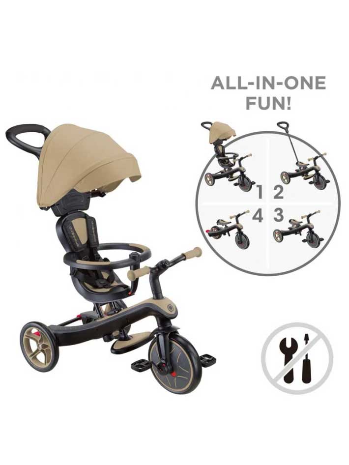 GLOBBER Триколка 4 в 1 EXPLORER TRIKE