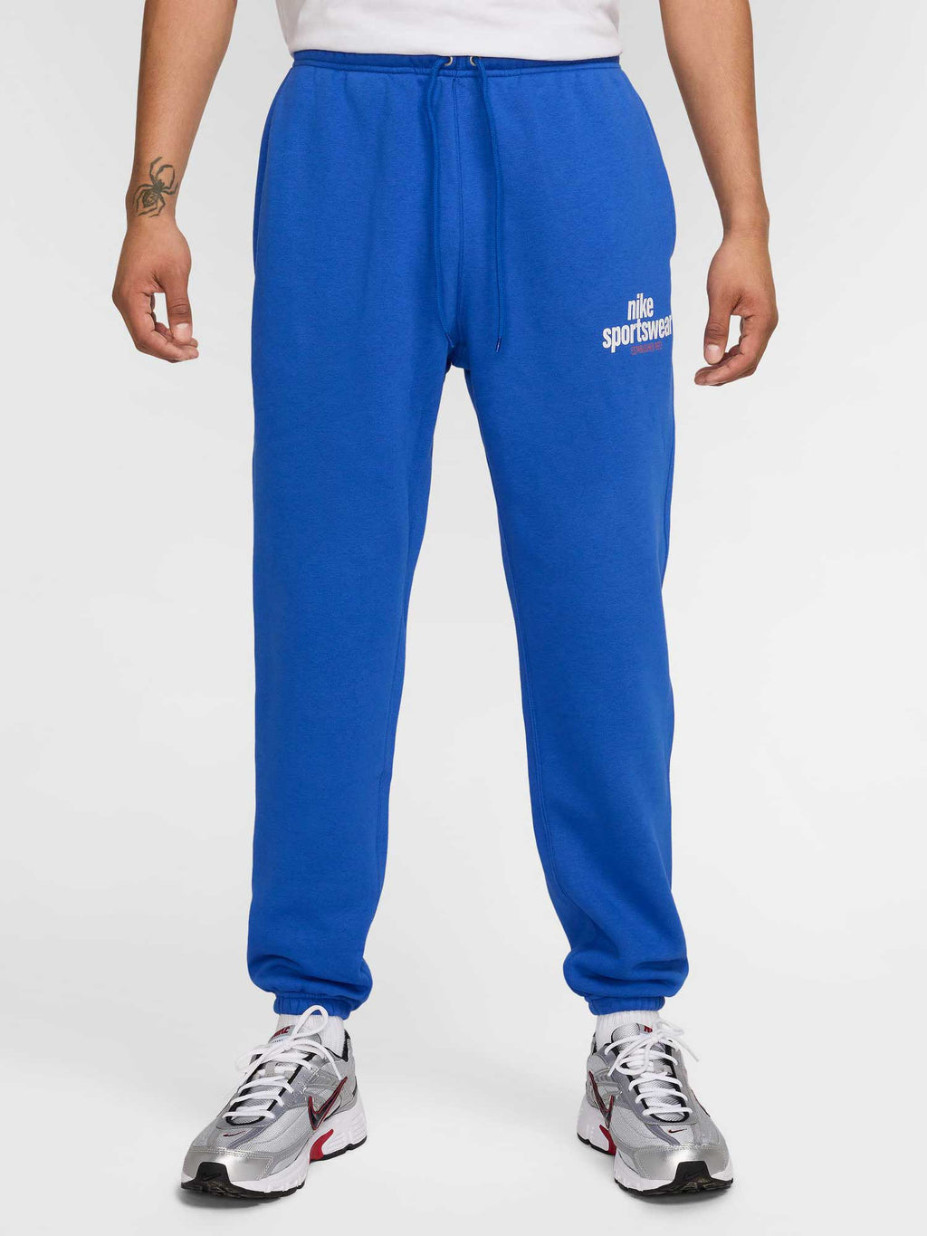 NIKE Спортно долнище M NK CLUB BB CF PANT NSW GFX
