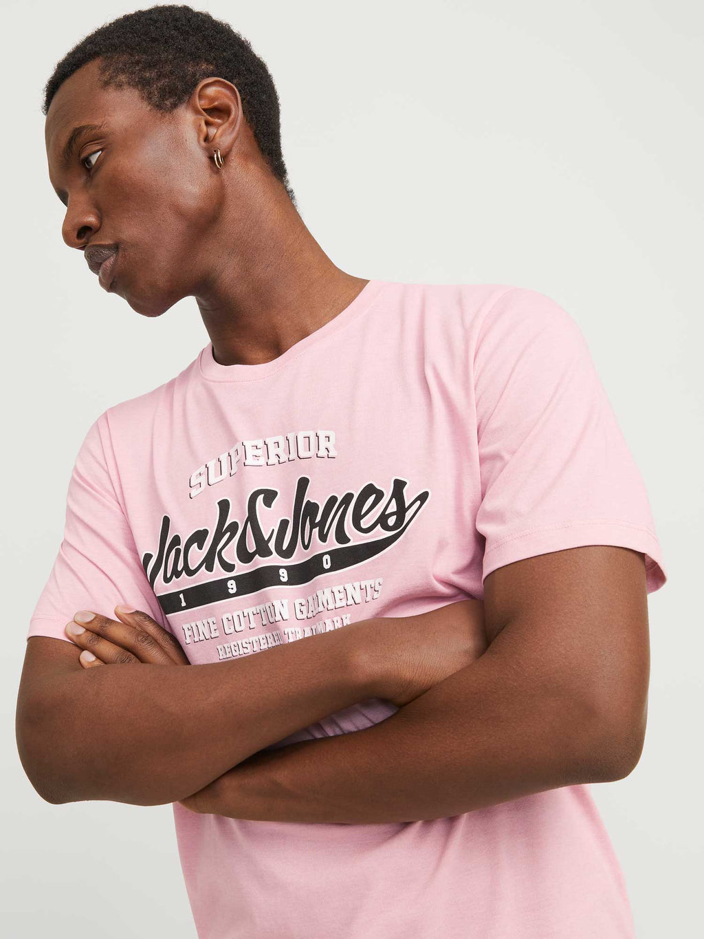 JACK & JONES Тениска JJELOGO TEE SS O-NECK 2 COL SS25 SN