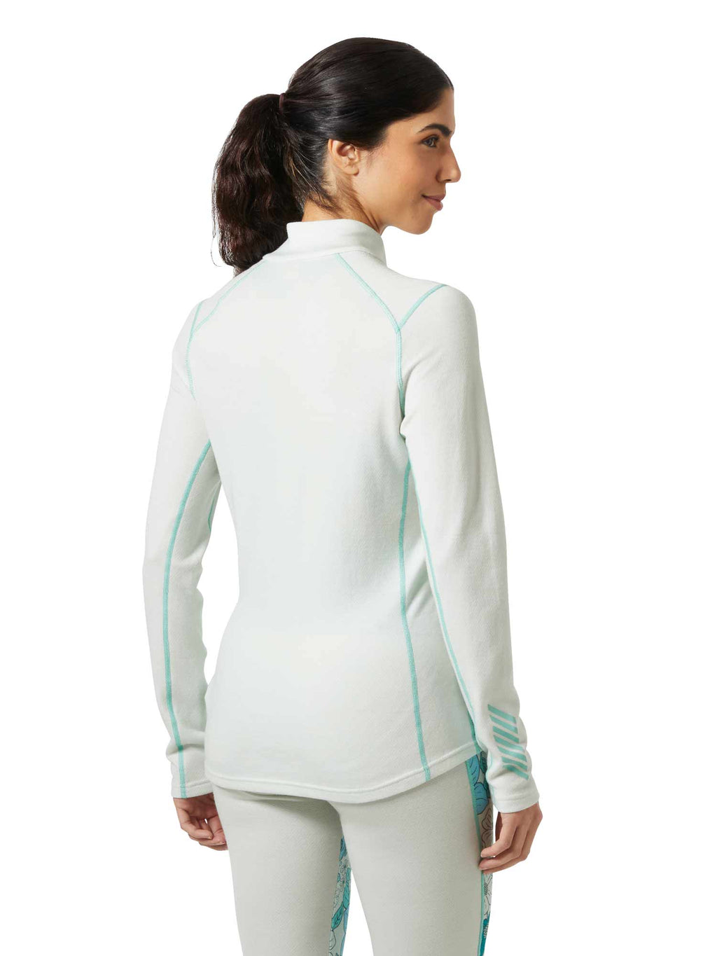 HELLY HANSEN Термоблуза W LIFA MERINO MIDW GRA 1/2 ZIP