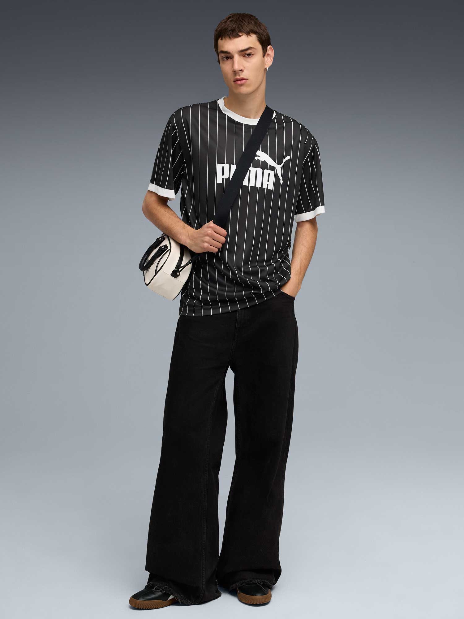 PUMA Тениска ESS Striped Jersey