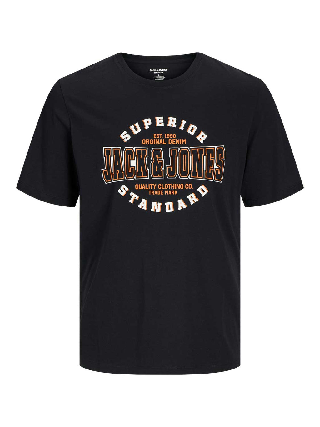 JACK & JONES Тениска JJELOGO TEE SS O-NECK 2 COL AW24 SN