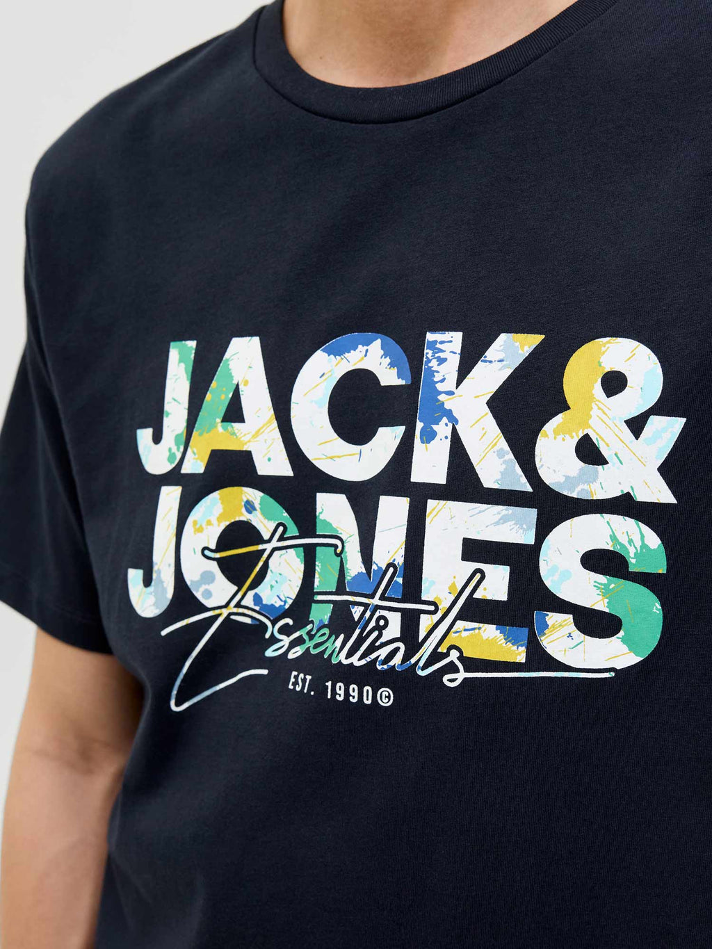 JACK & JONES Тениска JJGEPLAS TEE SS CREW NECK LN