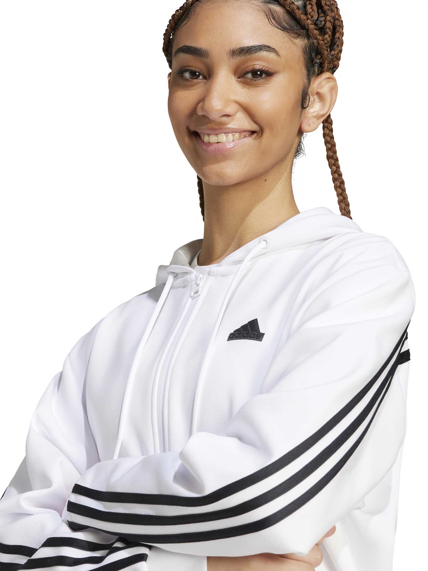ADIDAS SPORTSWEAR Суитшърт Future Icons 3-Stripes Full Zip Hoodie