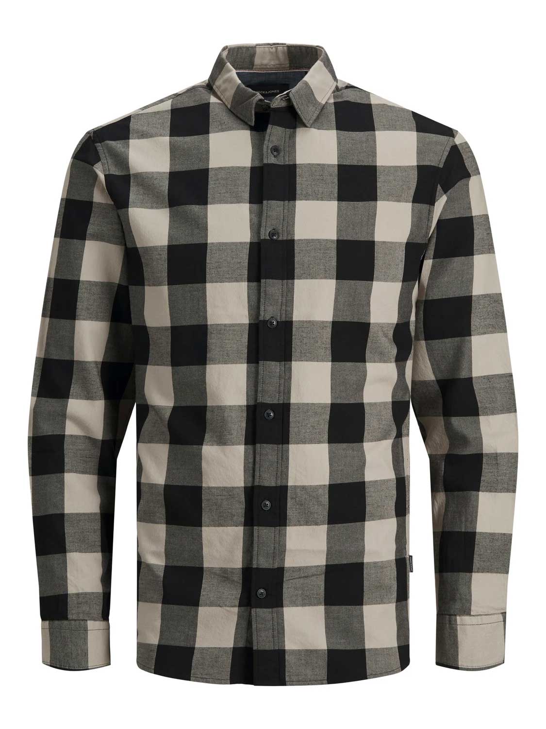 JACK & JONES Риза JJEGINGHAM TWILL SHIRT L/S NOOS