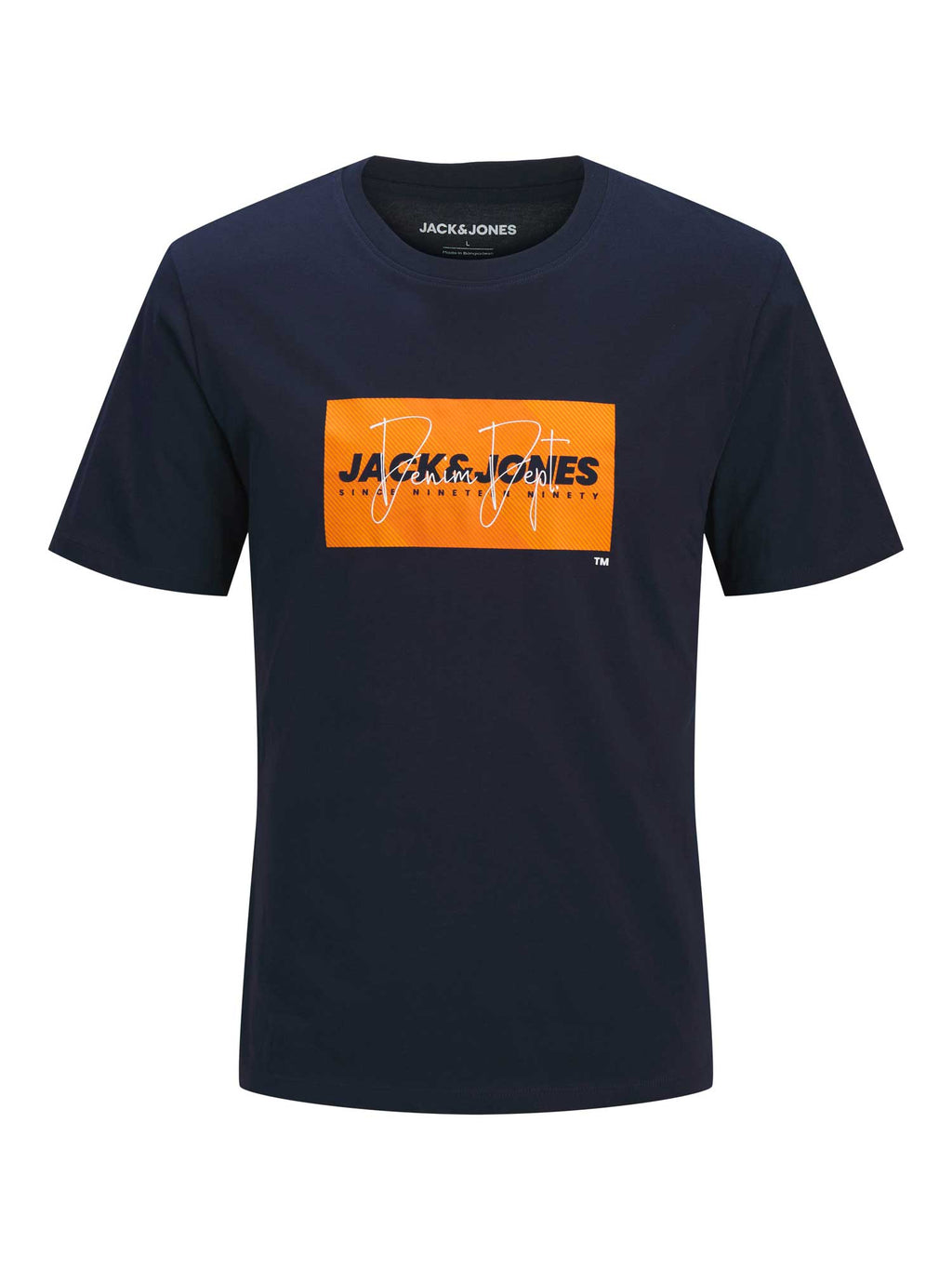 JACK & JONES Тениска JJCOLE PRINT TEE SS CREW NECK