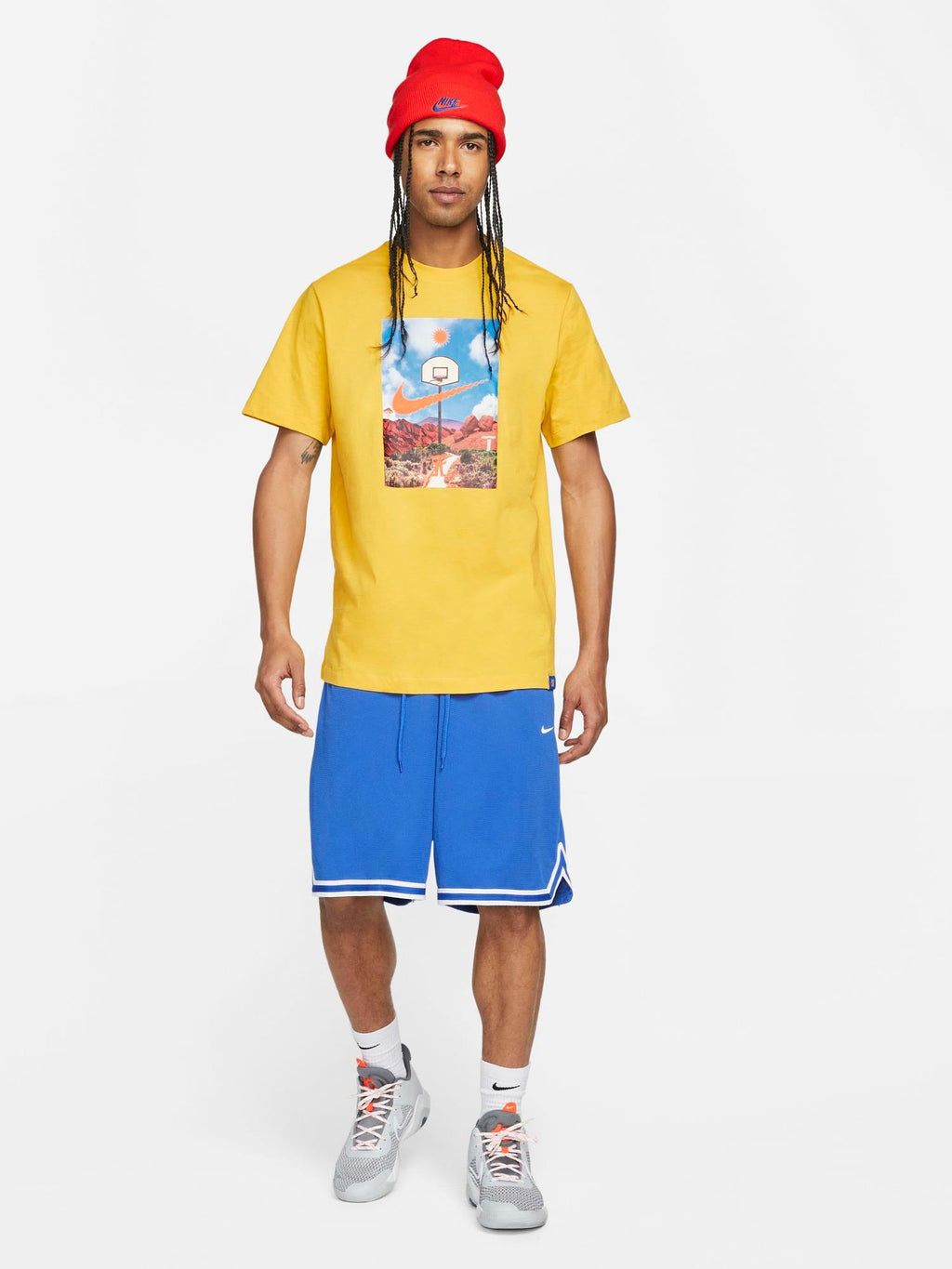 NIKE Тениска M HOOP PHOTO