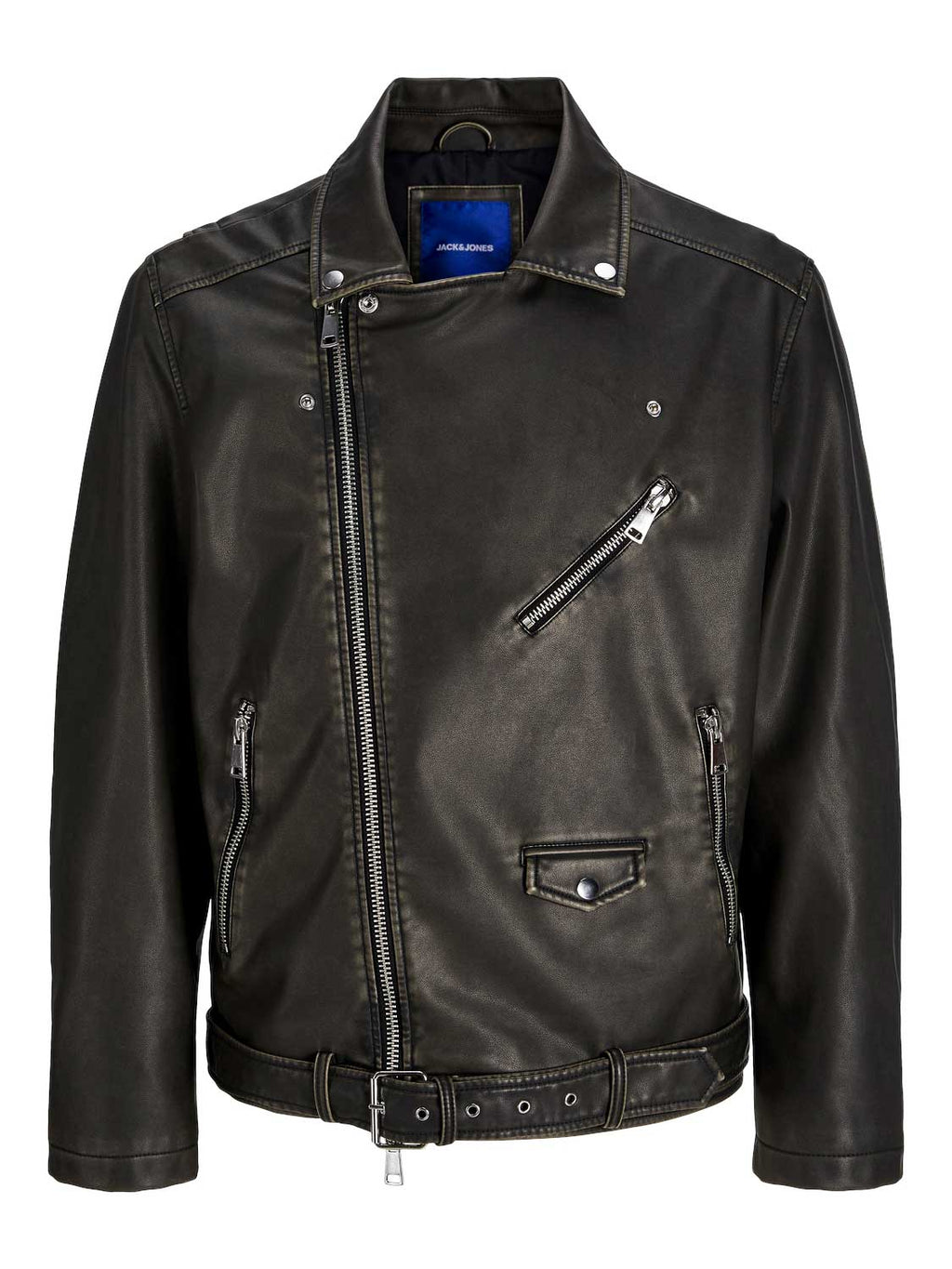JACK & JONES Кожено яке JOREATON BIKER JACKET